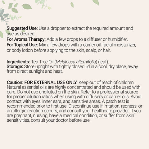 Micro Ingredients Pure Tea Tree Essential Oil 8 floz (237mL)