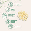 Micro Ingredients Vitamin K2 MK-7 Supplement, 200 mcg Per Serving, 300 Coconut Oil Softgles