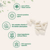 Micro Ingredients Pure Saffron Extract 88.5mg, 240 Veggie Capsules with High Absorption Fat-Soluble Vitamin C