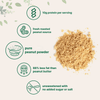 Micro Ingredients Pure Peanut Powder, 4lbs (106 Servings) | 10g Protein & 88% Less Fat