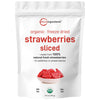 Micro Ingredients Organic Freeze Dried Strawberries Sliced