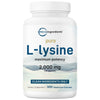 Micro Ingredients Pure L-Lysine 2,000mg, 300 Veggie Capsules