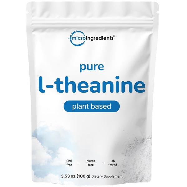 Micro Ingredients L-Theanine Powder, 100g