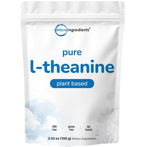 Micro Ingredients L-Theanine Powder, 100g