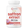 Micro Ingredients Pure Saffron Extract 88.5mg, 240 Veggie Capsules with High Absorption Fat-Soluble Vitamin C