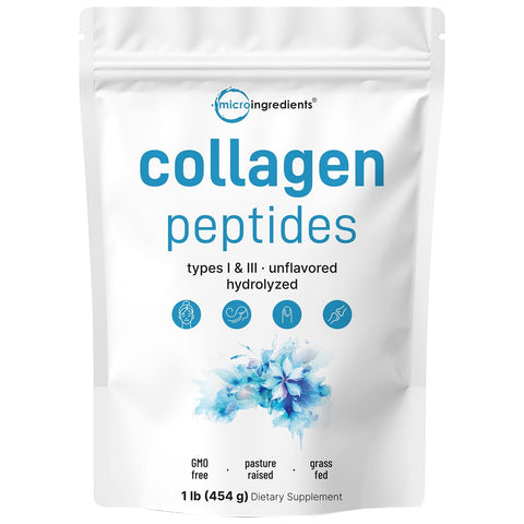 Micro Ingredients Bovine Collagen Protein Powder, 41 Servings