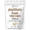 Micro Ingredients Psyllium Husk Veg Caps 3,000mg, 500 Capsules