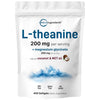 Micro Ingredients L-Theanine 200mg with Magnesium Glycinate 200mg, 400 Coconut MCT Oil Softgels