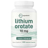 Micro Ingredients Lithium Orotate 10mg, 240 Veggie Capsules
