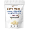 Micro Ingredients Lions Mane+ with Omega-3 & MCT Oil, 240 Softgels